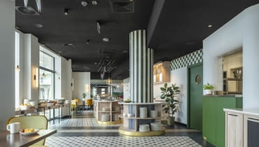 Wnętrza restauracji Capri projektu pracowni Tremend