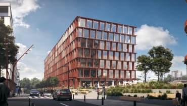 Biurowiec w Porcie Popowice we Wrocławiu. Proj. WXCA Biurowiec w Porcie Popowice we Wrocławiu. Proj. WXCA