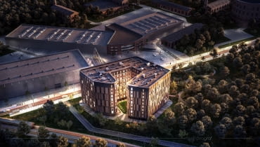 Hotel przy ul. Prądzyńskiego 21 w Warszawie. Proj. Ideograf Warsaw Business Hotel przy ul. Prądzyńskiego 21 w Warszawie. Proj. Ideograf