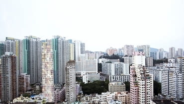 Projekt budownictwa mieszkalnego dla Hong Kongu. Horyzontalny plan mieszkania przełożono na trójpoziomowy moduł. Projekt budownictwa mieszkalnego dla Hong Kongu. Horyzontalny plan mieszkania przełożono na trójpoziomowy moduł.