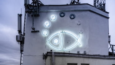 Nowy gdyński neon sekwencyjny w dzielnicy Gdynia Redłowo Nowy gdyński neon sekwencyjny w dzielnicy Redłowo