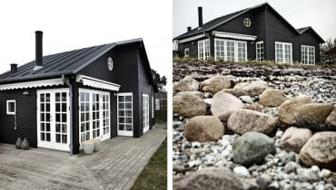 duński design, skandynawski styl, dom nad morzem