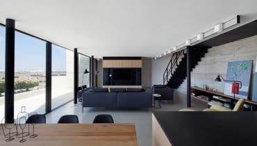 Y Duplex Penthouse, proj. Pitsou Kedem Architects apartament