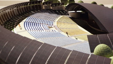 Tak ma wyglądać odnowiony amfiteatr w parku Siemiradzkiego - koncepcja architektoniczna obiektu autorstwa Piotra Bacha amfiteatr, projekt, przebudowa, gorzów wielkopolski