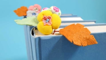 Kwiatowa zakładka od książek Kwiatowa zakładka od książek, zrób to sam, tutorial, diy