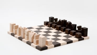 Komplet szachowy A00. Proj. Kasia Rysiak i Agnieszka Wach