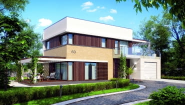 Mały dom zawsze zostawia pewien niedosyt: gdzieś jest za ciasno, gdzieś czegoś brakuje. Prezentowany dom minimalizuje te wrażenia przemyślanym i dobrze poukładanym wnętrzem oraz efektownymi elewacjami. Małe jest ciasne, ale "małe jest piękne". Mały dom zawsze zostawia pewien niedosyt: gdzieś jest za ciasno, gdzieś czegoś brakuje. Prezentowany dom minimalizuje te wrażenia przemyślanym i dobrze poukładanym wnętrzem oraz efektownymi elewacjami. Małe jest ciasne, ale "małe jest piękne".