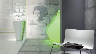 Dekor ścienny z kolekcji Berlin Tempelhof Maciej Zień zaprojektował kolekcję płytek dla Grupy Tubądzin