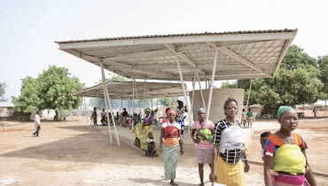 Targowisko w miasteczku Guabuliga w północnej Ghanie.