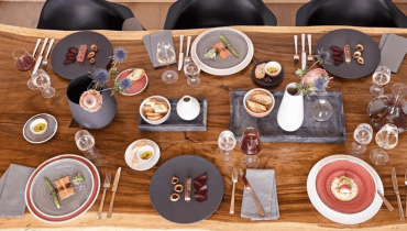 Villeroy & Boch Komplet 6 talerzy śniadaniowych „Manufacture Rock”, Ø 22, wys. 8 cm