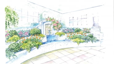 Roślinny amfiteatr. Roślinny amfiteatr.