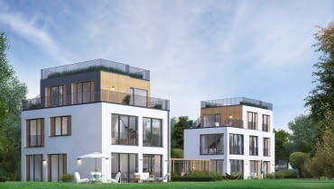 Kameralne Orłowo - widok na osiedle. Proj. MANIFEST ARCHITEKTURA Andrzej Marek. Kameralne Orłowo - widok na osiedle. Proj. MANIFEST ARCHITEKTURA Andrzej Marek.
