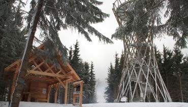 Zagospodarowanie terenu na szczycie góry Borowej Wieża widokowa na szczycie Borowej Góry