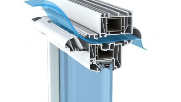 Montaż nawiewnika EMM w oknie PVC Montaż nawiewnika EMM w oknie PVC