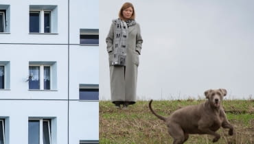 Traffic Design dla Pan tu nie stał - szalik z motywem z fasady bloku przy ul. Lelewela w Gdyni Traffic Design dla Pan tu nie stał - szalik z motywem z fasady bloku przy ul. Lelewela w Gdyni