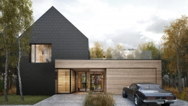 Dark Plate House w Poznaniu. Proj. Spacelab Dark Plate House w Poznaniu. Proj. Spacelab