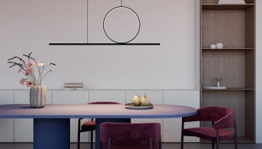 Oświetlenie nad stołem. Oświetlenie nad stołem.