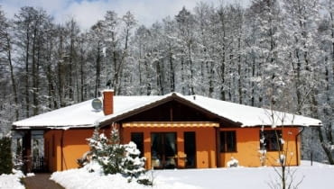 Dom murowany, parterowy. Autor projektu: architekt Przemysław Biryło Dom murowany, parterowy. Autor projektu: architekt Przemysław Biryło