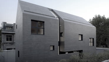 Slit House, Nanjing, 2007 AZL architects, Zhang Lei, dom jednorodzinny, beton, chiny, architektura