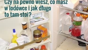 Umyj nie tylko półki i wnętrze lodówki, ale również opakowania produktów lodówka