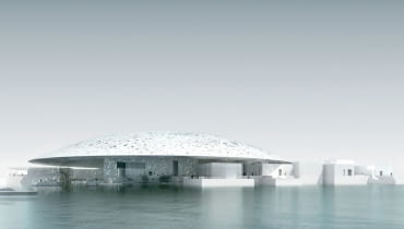 Muzeum Louvre Abu Dhabi autorstwa Jeana Nouvela jean nouvel, zjednoczone emiraty arabskie, muzeum, abu dhabi, louvre, louvre abu dhabi