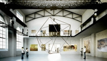 19.05.2014 Bialystok Koncepcja przebudowy Elektrowni na galeria Arsenal . Projekt - pracownia architektoniczna WXCA .