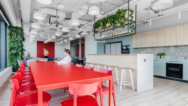 Wnętrza biurowe Prisjakt - projekt Colliers Define