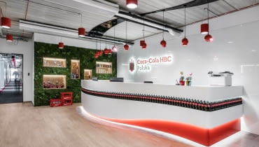 Biuro Coca-Cola HBC w Warszawie. Poj. BIT CREATIVE Biuro Coca-Cola HBC w Warszawie. Poj. BIT CREATIVE