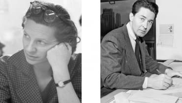 Z lewej: Stanisława Sandecka-Nowicka; Z prawej: Maciej Nowicki