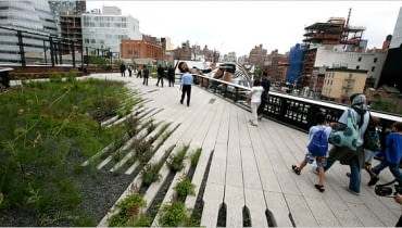 Otwarcie High Line - pierwszej zielonej estakady w Nowym Jorku. nowy jork, high line,