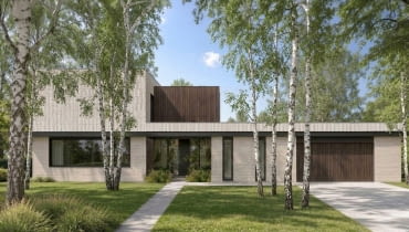 Dom w Lesznie. Proj. SAAN Architects