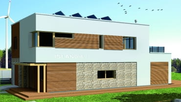 Kluczowe dla charakteru domu są kamienne partie frontowej elewacji oraz tarasu - ich staranne wykończenie zbuduje obraz siedziby zarówno w oczach mieszkańców, jak i gości. A w połączeniu ze strukturą bryły i zielenią wpisze budynek w otoczenie, bez pozbawiania go wyrazistości. Kluczowe dla charakteru domu są kamienne partie frontowej elewacji oraz tarasu - ich staranne wykończenie zbuduje obraz siedziby zarówno w oczach mieszkańców, jak i gości. A w połączeniu ze strukturą bryły i zielenią wpisze budynek w otoczenie, bez pozbawiania go wyrazistości.