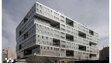 Celosia Building w Madrycie projektu MVRDV oraz Blanca Lleó, czyli transformacja tradycyjnego kwartału miejskiego architektura, bloki, madryt, mvrdv, hiszpania, beton, budynek