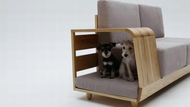 Pies i Pan- wspólna sofa legowisko dla psa, sofa, design dla zwierząt,