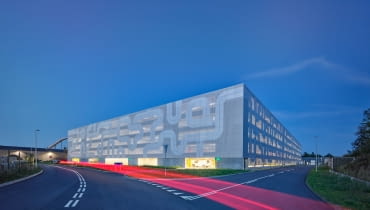 Parking w Billund. Proj. fasady - CEBRA Parking w Billund. Proj. fasady - CEBRA