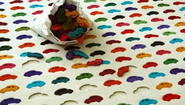 dywan; projekt: Agnieszka Czop i Joanna Rusin