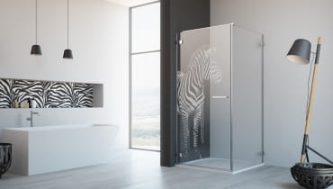 Kabiny prysznicowe z grawerem - oryginalna dekoracja łazienki