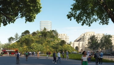 Marble Arch Hill - sztuczne wzgórze w centrum Londynu od MVRDV