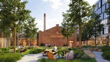 Drucianka Campus  – rewitalizacja od Liebrecht & wooD na Pradze-Północ