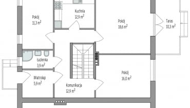 W nowej konfiguracji - projekt mieszkania W nowej konfiguracji - projekt mieszkania