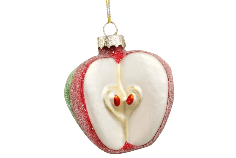 Bombka szklana jabłko 8 cm 9,99 zł, kod 91989282