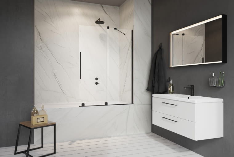 Parawan nawannowy FURO PND black Parawan nawannowy