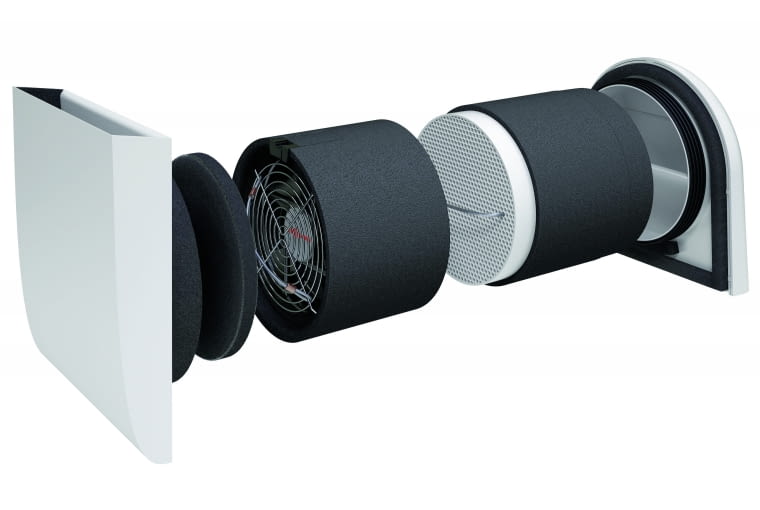 W rekuperacji centralnej wykorzystuje się pojedyncze urządzenia, które umieszcza się we wcześniej przygotowanych otworach w ścianach zewnętrznych domu