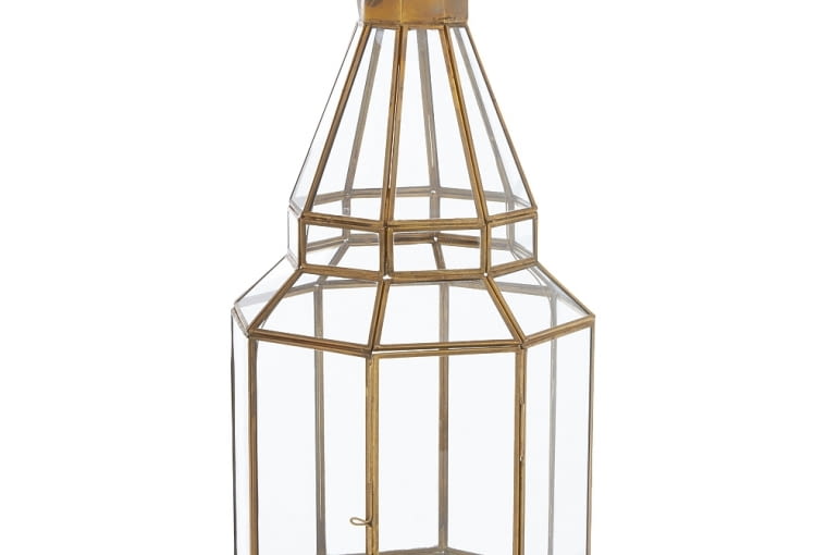 TK Maxx: mosiężny lampion. Cena: 99,99 zł. lampion, lato, tk maxx, produkty, nowości