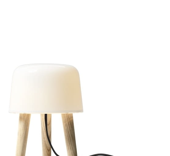 Lampka stołowa Milk design, oświetlenie, lampa, zakupy