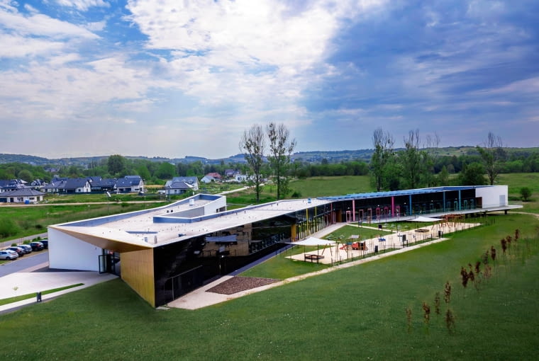 Przedszkole "Ptasie Radio" w Bobrownikach. Proj. Projekt Plus Architekci