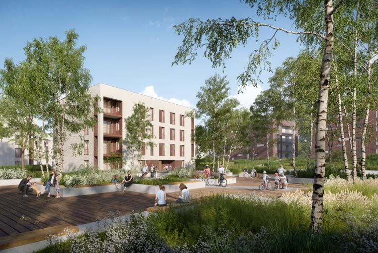 Projekt TBS w Gliwicach - ul. Pszczyńska