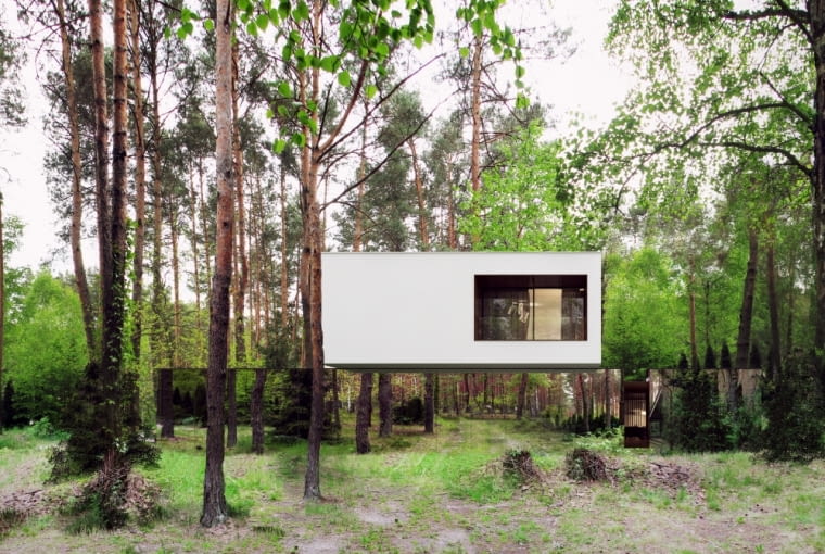 Lustrzany dom Mirror house
