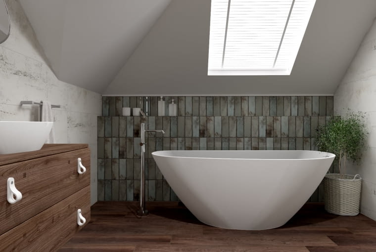 Łazienka na poddaszu