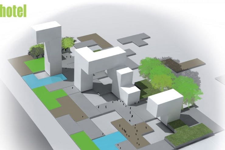 Projekt Las Hutas ossa, studenci architektury, częstochowa, warsztaty